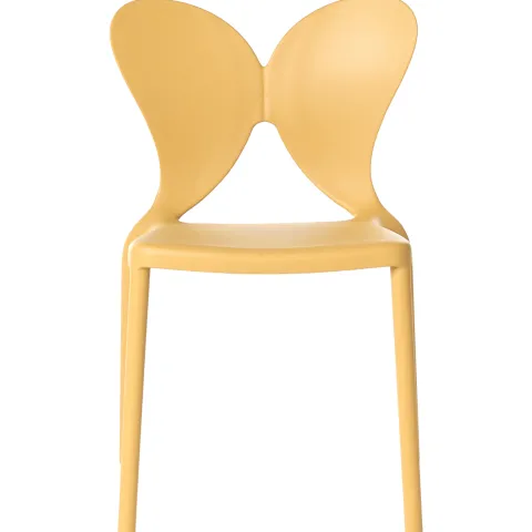 Gartenstuhl 2er Set LARISSA stapelbar Gelb