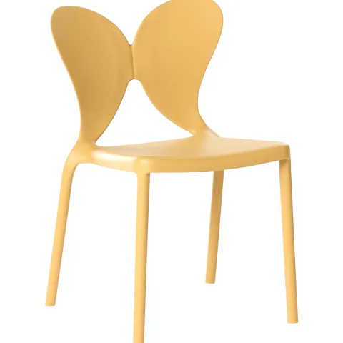 Gartenstuhl 2er Set LARISSA stapelbar Gelb