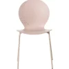 Gartenstuhl 4er Set MILOS stapelbar Beige
