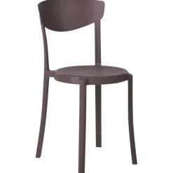 Gartenstuhl 4er Set VIESTE Braun
