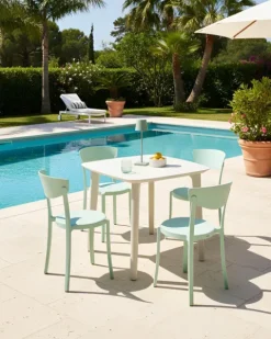 Gartenstuhl 4er Set VIESTE Mintgrün