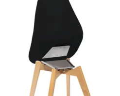 Gartenstuhl Veba Keeve 83 x 47 x 53 cm Holz schwarz