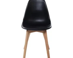 Gartenstuhl Veba Keeve 83 x 47 x 53 cm Holz schwarz