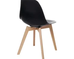 Gartenstuhl Veba Keeve 83 x 47 x 53 cm Holz schwarz