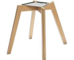 Gartenstuhl Veba Keeve 83 x 47 x 53 cm Holz schwarz