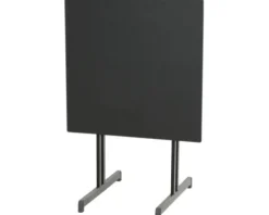 Gartentisch Alco Gastro 80 x 80 cm anthrazit/anthrazit Gestell aus Stahl in anthrazit, Gartentischplatte aus Compac Plus in anthrazit