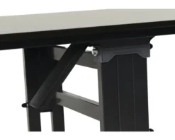 Gartentisch Alco Gastro 80 x 80 cm anthrazit/anthrazit Gestell aus Stahl in anthrazit, Gartentischplatte aus Compac Plus in anthrazit