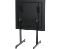 Gartentisch Alco Gastro 80 x 80 cm anthrazit/anthrazit Gestell aus Stahl in anthrazit, Gartentischplatte aus Compac Plus in anthrazit