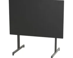 Gartentisch Alco Gastro 120 x 80 cm anthrazit/anthrazit Gestell aus Stahl in anthrazit, Gartentischplatte aus Compac Plus in anthrazit