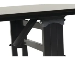 Gartentisch Alco Gastro 120 x 80 cm anthrazit/anthrazit Gestell aus Stahl in anthrazit, Gartentischplatte aus Compac Plus in anthrazit