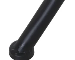 Gartentisch Gardamo Como eckig 64 x 64 cm Gestell aus Stahl in matt schwarz, Gartentischplatte aus Keramik in dunkelgrau