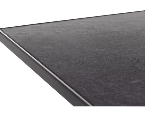 Gartentisch Sieger Vivodur klappbar 3130-55 80 x 80 cm Gestell aus Stahl in eisengrau, Gartentischplatte aus vivodur® in anthrazit