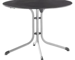 Gartentisch Sieger Vivodur klappbar 3145-50 100 cm Gestell aus Stahl in graphit, Gartentischplatte aus vivodur® in anthrazit