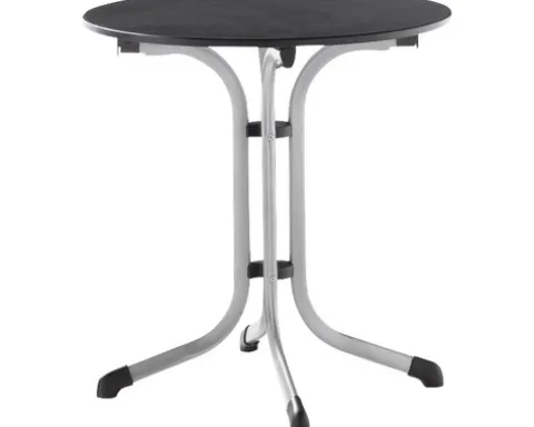 Gartentisch Sieger Vivodur klappbar 3125-50 68 cm Gestell aus Stahl in graphit, Gartentischplatte aus vivodur® in anthrazit