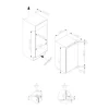 Gefrierschrank Amica EGSS 321 900 BxHxT 56 x 88 x 55 cm Gefrierteil 100 l