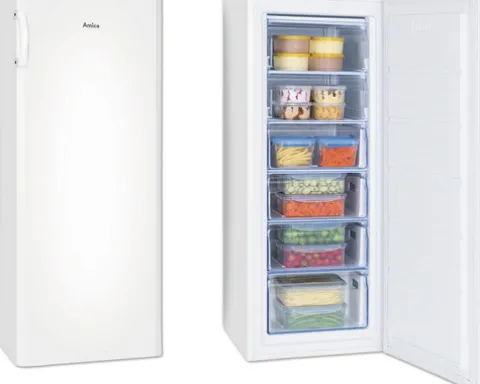 Gefrierschrank Amica GS 324 100 W BxHxT 55 x 141 x 60 cm