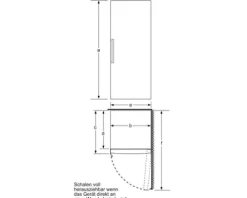 Gefrierschrank Bosch BxHxT 70 x 191 x 78 cm Gefrierteil 366 l weiß GSN58DWDV