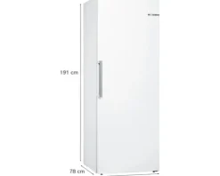 Gefrierschrank Bosch BxHxT 70 x 191 x 78 cm Gefrierteil 366 l weiß GSN58DWDV