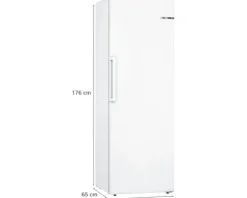 Gefrierschrank Bosch BxHxT 60 x 176 x 65 cm Gefrierteil 225 l weiß GSN33FWEV