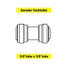 Gerader Reduzierer-Verbinder 1/2 auf 3/8