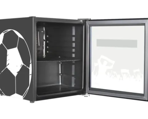 Getränkekühlschrank Cool Cubes Fußball BxHxT 43 x 51 x 47,5 cm Kühlteil 48 l
