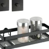Gewürzregal Wenko Turbo-Loc Gala schwarz + Adapter