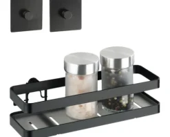 Gewürzregal Wenko Turbo-Loc Gala schwarz + Adapter