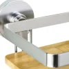 Gewürzregal Wenko Vacuum-Loc Premium silber /Bambus