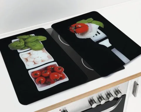 Glasabdeckplatten Wenko Caprese 2er 52 x 30 cm