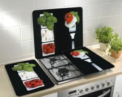 Glasabdeckplatten Wenko Caprese 2er 52 x 30 cm