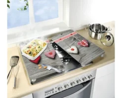 Glasabdeckplatten Wenko Herzen 2er 52 x 30 cm