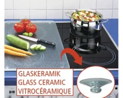 Glasabdeckplatten Wenko Herzen 2er 52 x 30 cm