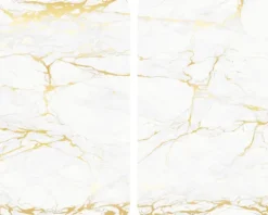 Glasabdeckplatten Wenko Marmor gold 53901100