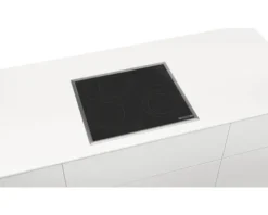 Glaskeramikkochfeld mit Rahmen Bosch 58,3 x 51,7 cm 4 Kochzonen PKN645BA2E