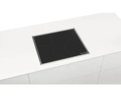 Glaskeramikkochfeld mit Rahmen Bosch 58,3 x 51,6 cm 4 Kochzonen PKE645BA2E