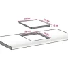 Glaskeramikkochfeld Rahmenlos Amica 59,2 x 52,2 cm 4 HiLight KMC 7B44 500 C
