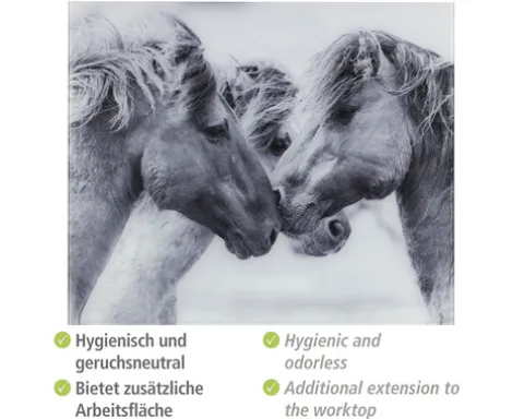 Glasrückwand Wenko Horses 60 x 50 cm