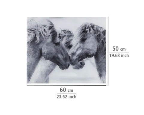 Glasrückwand Wenko Horses 60 x 50 cm