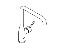 GROHE Küchenarmatur ESSENCE cool sunrise gebürstet 30269GN0