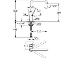 GROHE Küchenarmatur ESSENCE warm sunset gebürstet 30269DL0