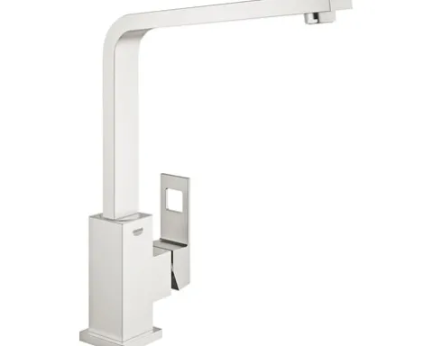 GROHE Küchenarmatur EUROCUBE supersteel matt 31255DC0