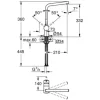GROHE Küchenarmatur MINTA hard graphite gebürstet 31375AL0