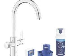 GROHE Küchenarmatur mit Filterfunktion GROHE BLUE PURE chrom 30593000