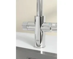 GROHE Küchenarmatur mit Filterfunktion GROHE BLUE PURE chrom 30593000