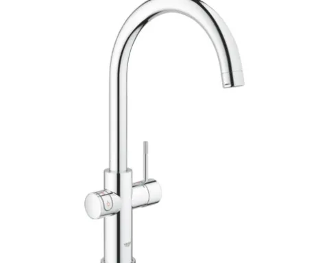 GROHE Küchenarmatur mit Filterfunktion und Kochend heißes Wasser GROHE RED chrom 30079001
