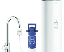 GROHE Küchenarmatur mit Filterfunktion und Kochend heißes Wasser GROHE RED chrom 30080001
