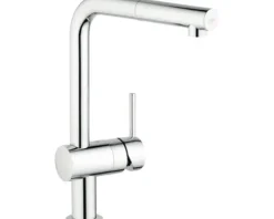 GROHE Küchenarmatur mit Handbrause MINTA chrom 32168000