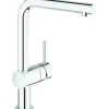 GROHE Küchenarmatur mit Handbrause MINTA chrom 30274000