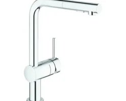GROHE Küchenarmatur mit Handbrause MINTA chrom 30274000