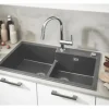 GROHE Küchenarmatur mit Handbrause MINTA chrom 32321002
